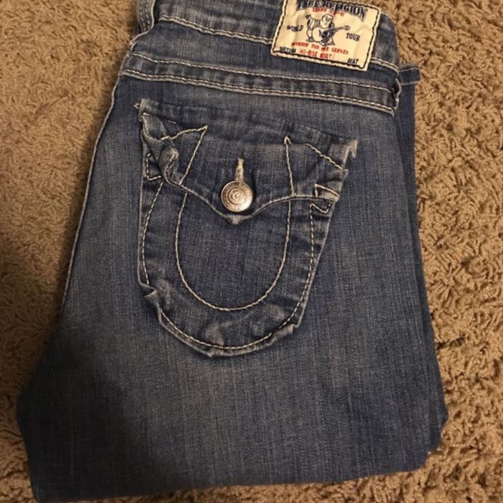 Y2K True Religion Straight Leg Jeans sz 28